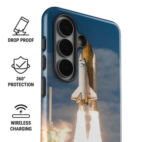 Space Shuttle Atlantis Liftoff Galaxy S26 Plus Impact Case