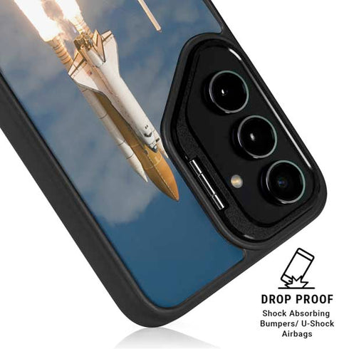 Space Shuttle Atlantis Liftoff Galaxy S26 Plus Kickstand Case