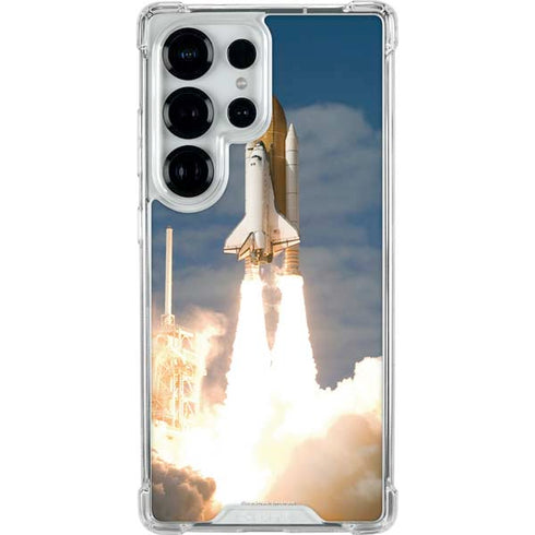 Space Shuttle Atlantis Liftoff Galaxy S26 Ultra Clear Case