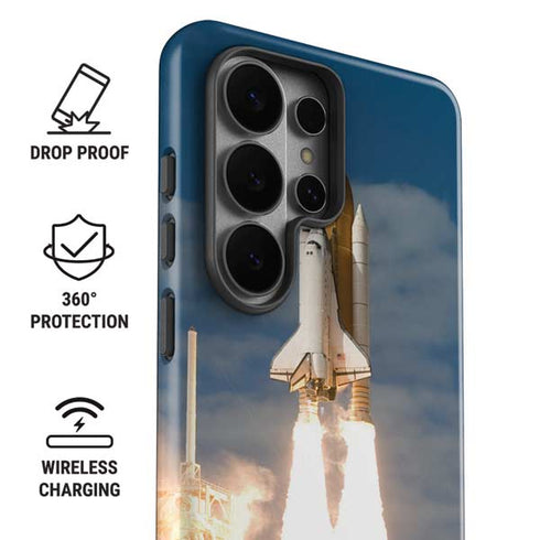 Space Shuttle Atlantis Liftoff Galaxy S26 Ultra Impact Case