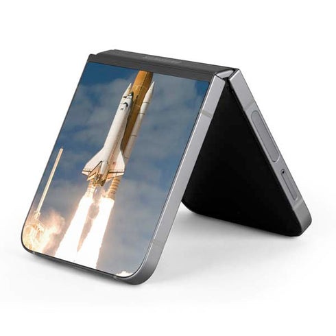 Space Shuttle Atlantis Liftoff Galaxy Z Flip6 Skin