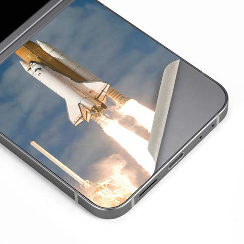 Space Shuttle Atlantis Liftoff Galaxy Z Flip6 Skin