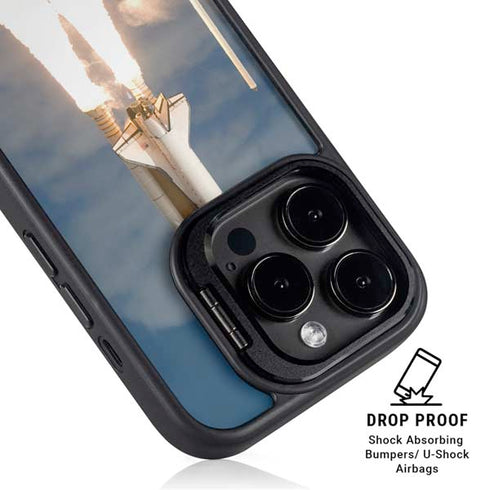 Space Shuttle Atlantis Liftoff iPhone 15 Pro Kickstand Case