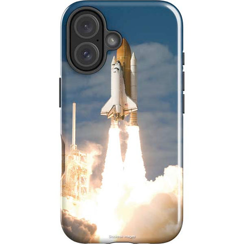 Space Shuttle Atlantis Liftoff iPhone 16 Plus Impact Case
