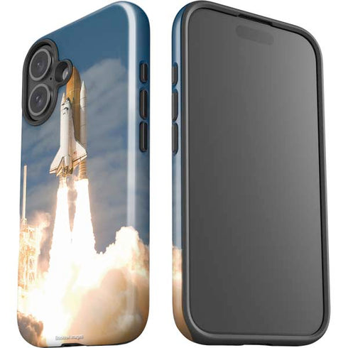Space Shuttle Atlantis Liftoff iPhone 16 Plus Impact Case