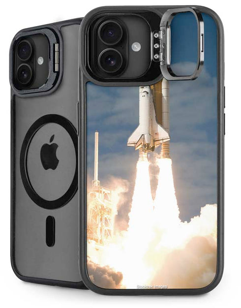 Space Shuttle Atlantis Liftoff iPhone 16 Plus Kickstand Case