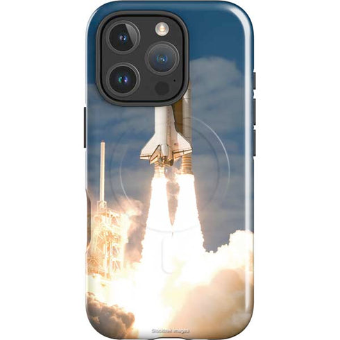 Space Shuttle Atlantis Liftoff iPhone 16 Pro Magsafe Impact Case