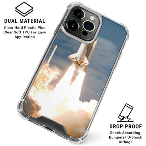 Space Shuttle Atlantis Liftoff iPhone 16 Pro Max Clear Case