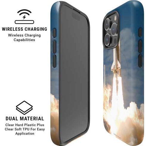 Space Shuttle Atlantis Liftoff iPhone 16 Pro Max Magsafe Impact Case