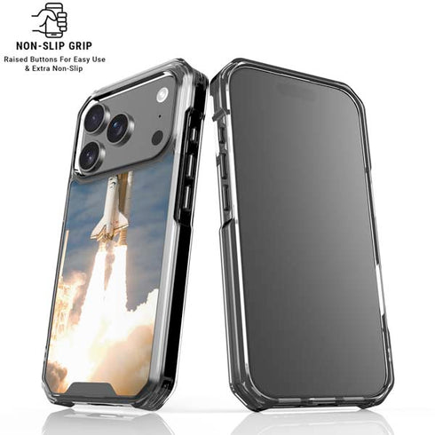 Space Shuttle Atlantis Liftoff iPhone 18 Pro Clear Case