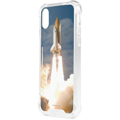 Space Shuttle Atlantis Liftoff iPhone XS Clear Case