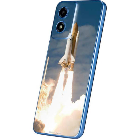 Space Shuttle Atlantis Liftoff Moto G Play 4G (2024) Skin