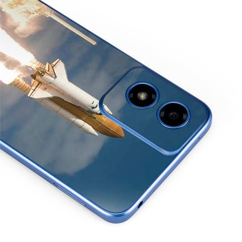 Space Shuttle Atlantis Liftoff Moto G Play 4G (2024) Skin