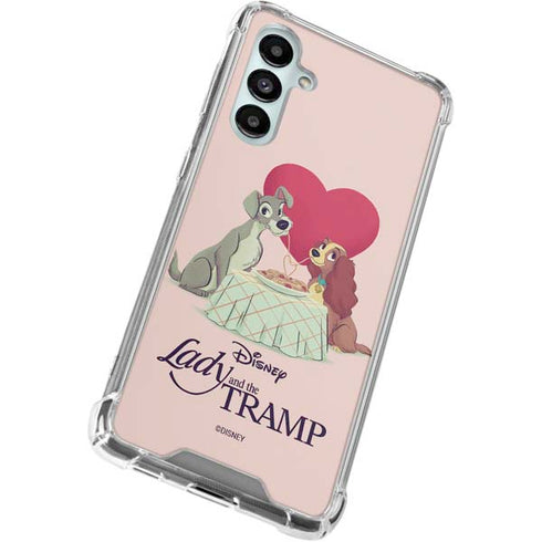 Disney Lady & The Tramp Spaghetti Dinner Galaxy A16 5G Clear Case