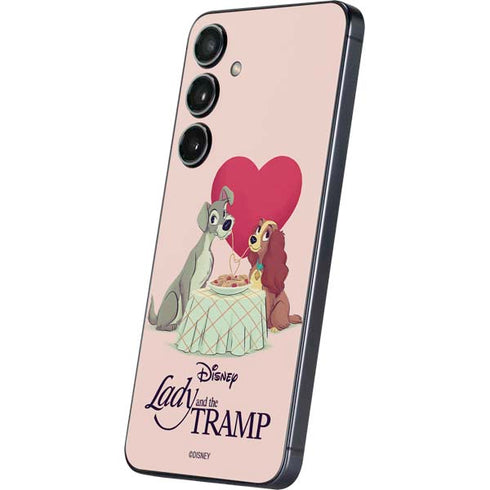 Disney Lady & The Tramp Spaghetti Dinner Galaxy A16 5G Skin