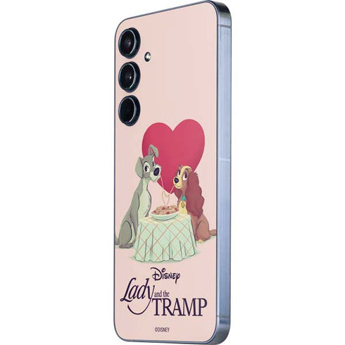 Disney Lady & The Tramp Spaghetti Dinner Galaxy A55 5G Skin