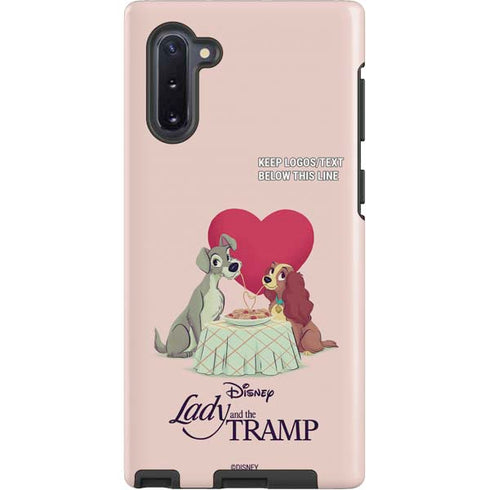 Disney Lady & The Tramp Spaghetti Dinner Galaxy Cases