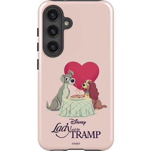Disney Lady & The Tramp Spaghetti Dinner Galaxy S25 Impact Case