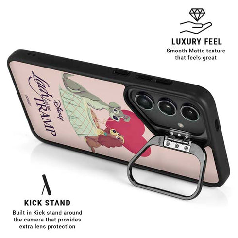 Disney Lady & The Tramp Spaghetti Dinner Galaxy S25 Kickstand Case