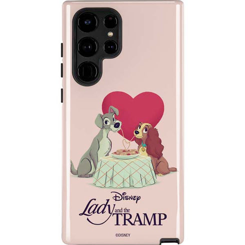 Disney Lady & The Tramp Spaghetti Dinner Galaxy S25 Ultra Impact Case