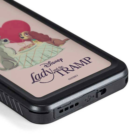 Disney Lady & The Tramp Spaghetti Dinner Galaxy S24 Waterproof Case