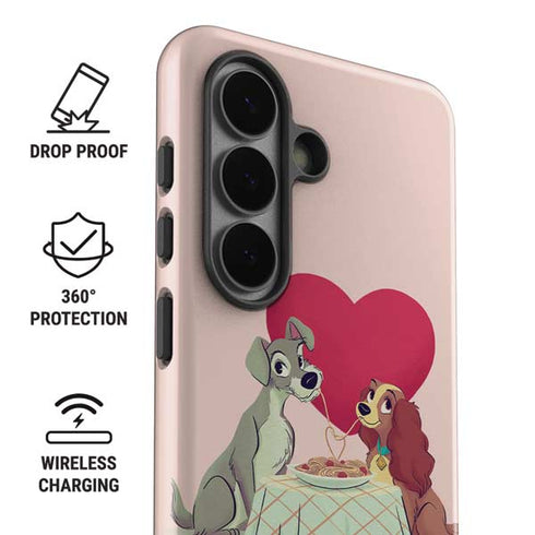 Disney Lady & The Tramp Spaghetti Dinner Galaxy S26 Impact Case