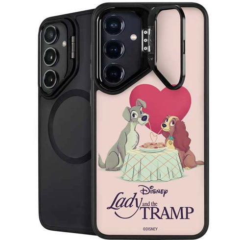 Disney Lady & The Tramp Spaghetti Dinner Galaxy S26 Kickstand Case