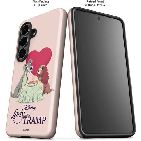 Disney Lady & The Tramp Spaghetti Dinner Galaxy S26 Plus Impact Case