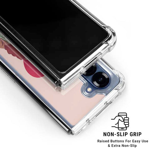 Disney Lady & The Tramp Spaghetti Dinner Galaxy Z Fold6 Clear Case