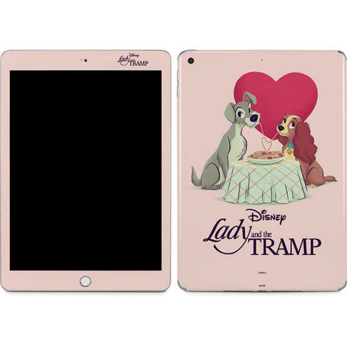 Disney Lady & The Tramp Spaghetti Dinner Apple iPad Skin