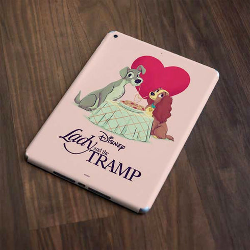 Disney Lady & The Tramp Spaghetti Dinner Apple iPad Skin