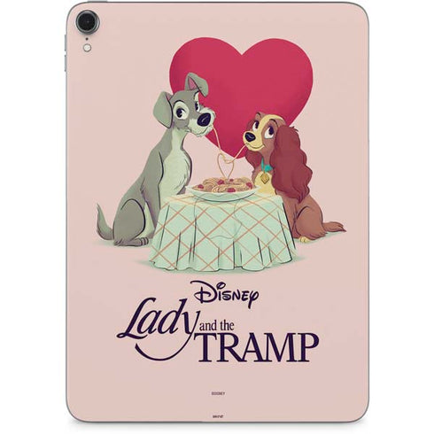 Disney Lady & The Tramp Spaghetti Dinner Apple iPad Pro Skin