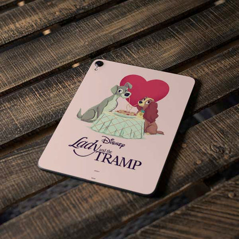 Disney Lady & The Tramp Spaghetti Dinner Apple iPad Pro Skin
