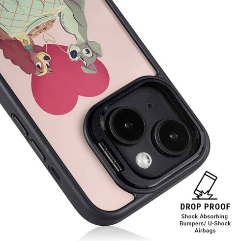 Disney Lady & The Tramp Spaghetti Dinner iPhone 14 Plus Kickstand Case