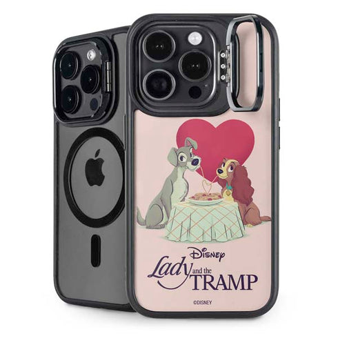 Disney Lady & The Tramp Spaghetti Dinner iPhone 14 Pro Max Kickstand Case