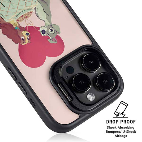 Disney Lady & The Tramp Spaghetti Dinner iPhone 14 Pro Max Kickstand Case