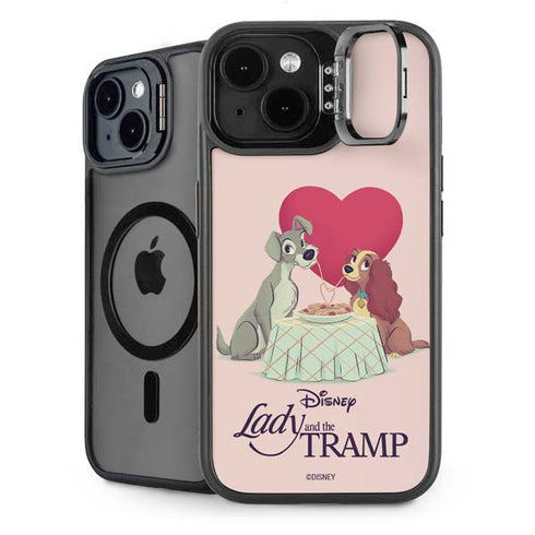 Disney Lady & The Tramp Spaghetti Dinner iPhone 15 Kickstand Case