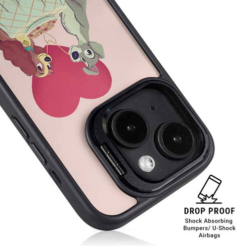 Disney Lady & The Tramp Spaghetti Dinner iPhone 15 Plus Kickstand Case