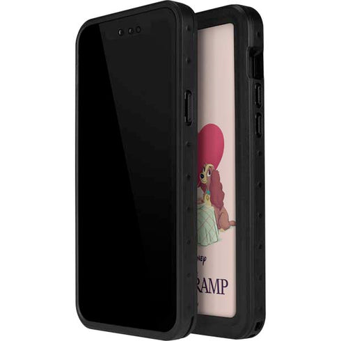 Disney Lady & The Tramp Spaghetti Dinner iPhone 15 Pro Waterproof Case