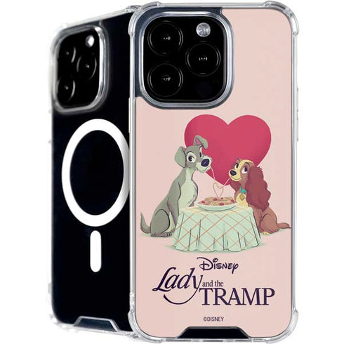 Disney Lady & The Tramp Spaghetti Dinner iPhone 16 Pro Max MagSafe Case