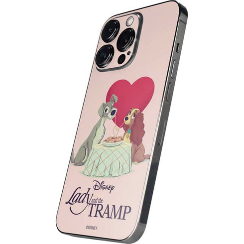 Disney Lady & The Tramp Spaghetti Dinner iPhone 16 Pro Max Skin