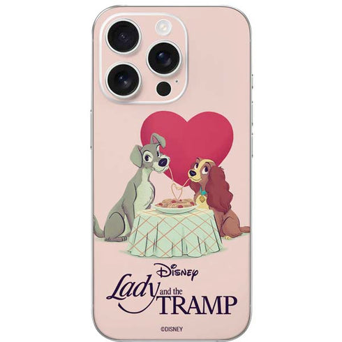 Disney Lady & The Tramp Spaghetti Dinner iPhone 16 Pro Skin