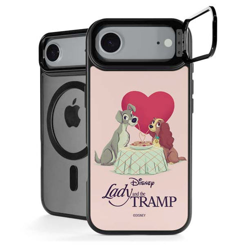 Disney Lady & The Tramp Spaghetti Dinner iPhone 17 Air Kickstand Case