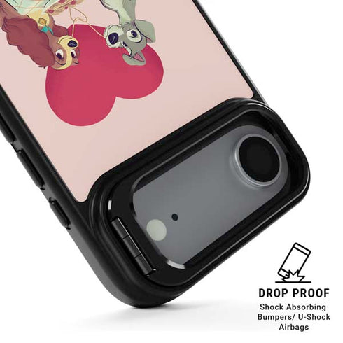 Disney Lady & The Tramp Spaghetti Dinner iPhone 17 Air Kickstand Case