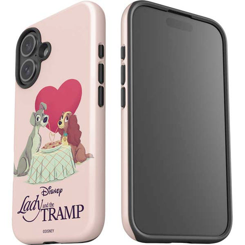 Disney Lady & The Tramp Spaghetti Dinner iPhone 17 Impact Case