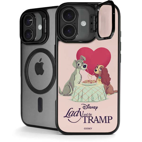 Disney Lady & The Tramp Spaghetti Dinner iPhone 17 Kickstand Case