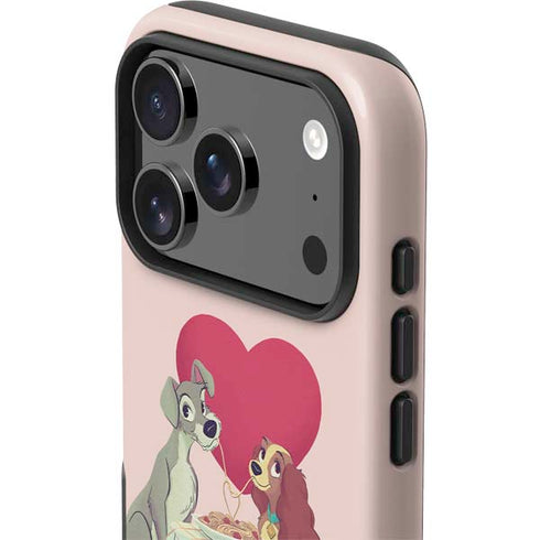 Disney Lady & The Tramp Spaghetti Dinner iPhone 17 Pro Impact Case