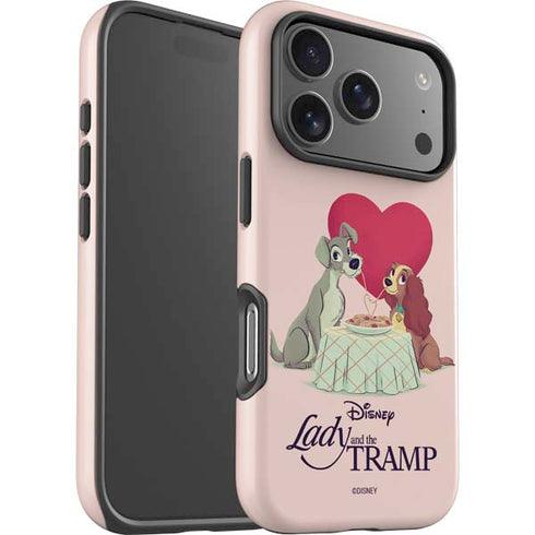 Disney Lady & The Tramp Spaghetti Dinner iPhone 17 Pro Max Impact Case