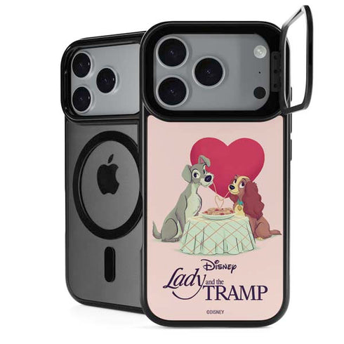 Disney Lady & The Tramp Spaghetti Dinner iPhone 17 Pro Max Kickstand Case