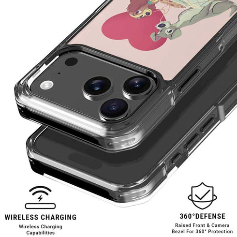 Disney Lady & The Tramp Spaghetti Dinner iPhone 18 Pro Clear Case